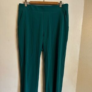 Athleta Brooklyn Ankle Pants Emerald Green 16